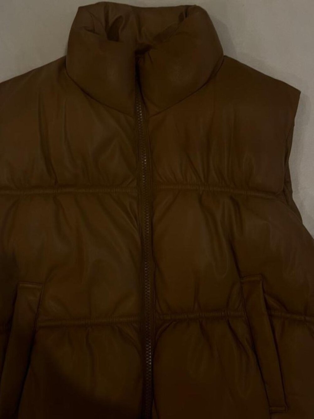 Brown Puffer Vest